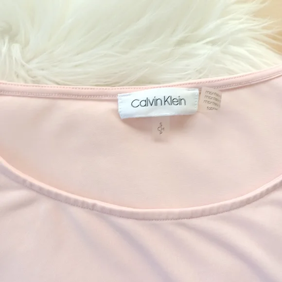 {Calvin Klein} Soft Side Tie Stretch Top - Picture 2 of 5